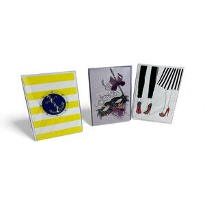 Burgoyne Variety Themed Embellished Greeting Cards NOS Warpped Lot of 3